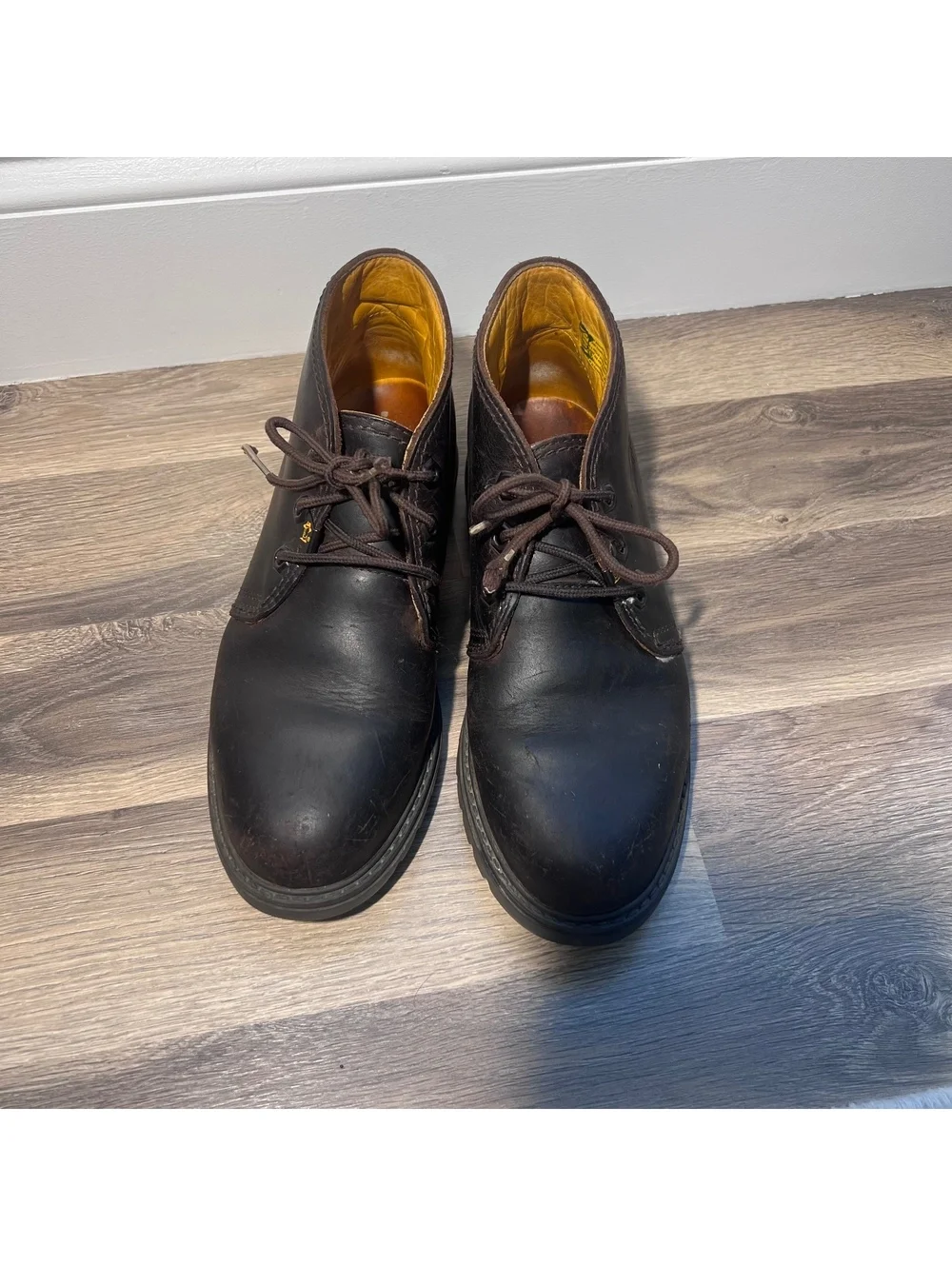 Havana Joe black leather chukka boots Women's Size 8.5 (39)